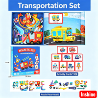 Kotak Puzzle Wajah Magnetik Anak-anak, Campur dan Padu Padan, Puzzle Wajah, Mainan Edukasi Dini, Mainan Perjalanan