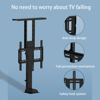 Elevador de montaje de TV motorizado eléctrico 32 pulgadas 70 pulgadas elevador de TV desplegable automático 800mm