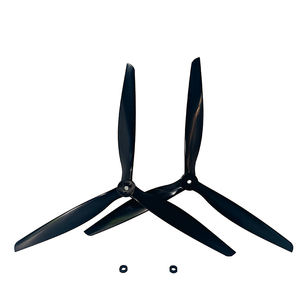Nylon renforcé de fibre de verre noir 13 pouces 3 pales hélice en nylon renforcé de carbone noir pour drone <span class=keywords><strong>Rc</strong></span> FPV - Product Image 3