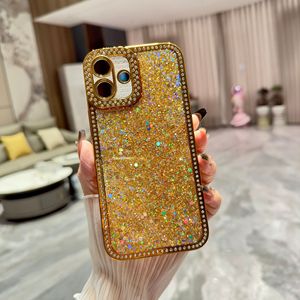 Pour <span class=keywords><strong>Google</strong></span> <span class=keywords><strong>Pixel</strong></span> <span class=keywords><strong>4a</strong></span> Soft Bling Shinny Cell Mobile Couverture Arrière Paillettes Avec Caméra Protection Conception Diamant Bord - Product Image 6
