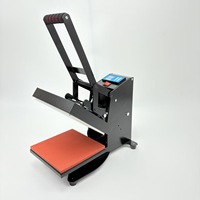 Presse à chaud manuelle pour étiquettes, nouvelle génération, 10x10cm, 15x15cm, 20x20cm, 4x4'', 6x6'', 8x8'', petite presse pour impression de logo sur col de T-shirt, transfert par sublimation