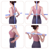 Bâton de Yoga de haute qualité, vente directe d'usine, bâton extensible de Yoga réglable pour la Posture