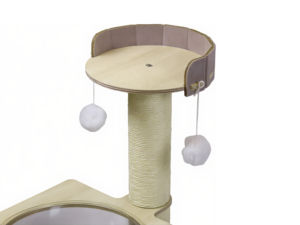 Lussuoso e Moderno Albero per Gatti, Resistente, Multistrato, Ecologico, Struttura per Arrampicata Felina - Product Image 4