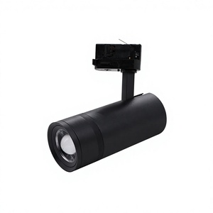 Projecteur LED sur rail triphasé 24W, orientable, angle de faisceau réglable de 24 à 60 degrés, éclairage sur rail pour galerie intérieure, musée - Product Image 4