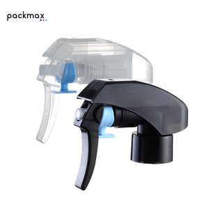 Pulvérisateur à gâchette anti-déversement de haute qualité en plastique écologique 24/410 28/410 noir transparent à brume fine pour cosmétiques avec sérigraphie - Product Image 1