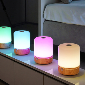 2025 Máy tính để bàn mới cảm biến thông minh đèn RGB cạnh giường ngủ Đèn bàn cảm ứng không dây mờ ánh sáng ban đêm - Product Image 2