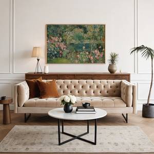 Dipinto Decorativo Vintage con Stagno e Piante per Soggiorno, Decorazione Verde per Casa, Arte Murale, Paesaggio Botanico - Product Image 5