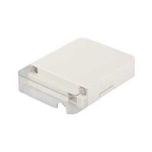 Cổng duy nhất <span class=keywords><strong>Mini</strong></span> trắng hộp tường ổ cắm cho FTTH Wifi 3 gam sợi quang phân phối bảng điều chỉnh 4 quang rosettes faceplate quang - Product Image 2