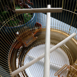 Kuşların yaşaması için yüksek görünüm seviyesi altın kafes - Product Image 5