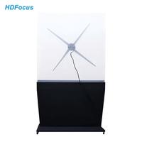 Écran publicitaire de magasin intérieur de 100cm Projecteur d'hologramme 3D Affichage de ventilateur holographique Led Hologramme Ventilateur holographique 3D