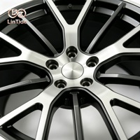 Jantes forgées argentées noires à cinq branches 19x8.5J 5x120 ET35 CB72.6 Roues de tourisme personnalisées OEM