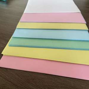 Papel Continuo Sin Carbón en Azul y Negro, Imagen en Blanco, Rosa, Amarillo, Azul, Verde, Papel NCR Continuo Sin Carbón de Fábrica - Product Image 2