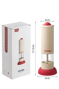 Elektrische Kunststoff-Pfeffermühle für die Küche zu Hause Frisch gemahlene Gewürz-Pfeffer-Mahl flasche - Product Image 6