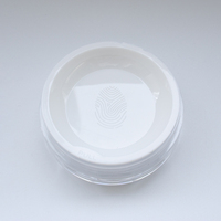 Pot d'emballage de poudre libre rond personnalisé avec logo et marque privée, couvercle en filet élastique, matériaux recyclés, cosmétique – Fournisseur d'usine