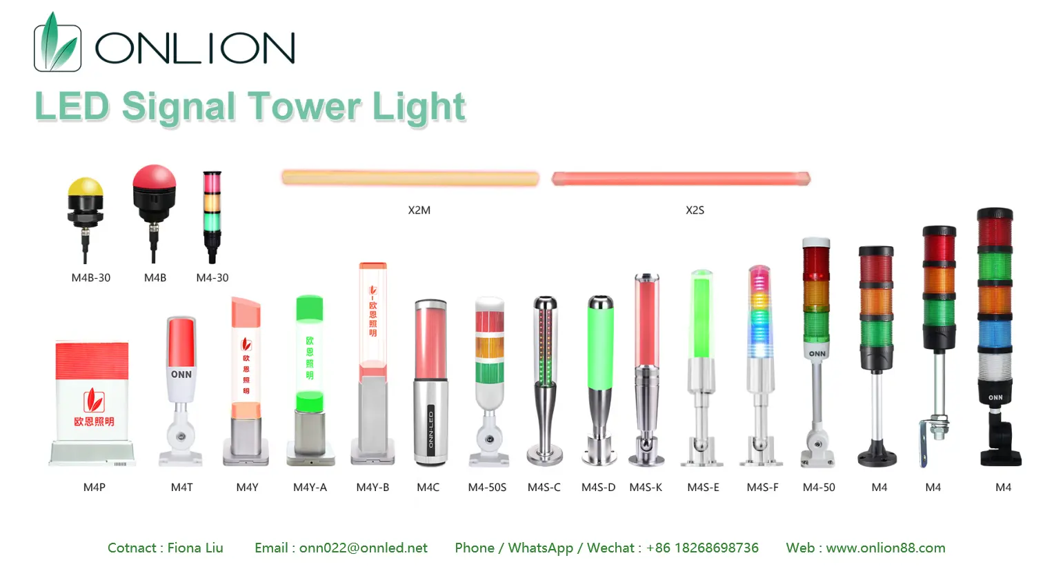 ONN-M4 공장 가격 역 신호 탑 빛 Led Andon 탑 빛 1-5layers RYGBW