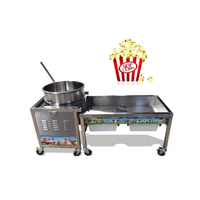 Machine à popcorn pour caramel Cretors Machine à popper à air chaud pour maïs et snacks avec chariot