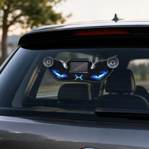 Feu de signalisation LED solaire pour voiture, lampe d'avertissement dynamique, signal d'urgence pour vitre arrière avec ventouse - Product Image 4