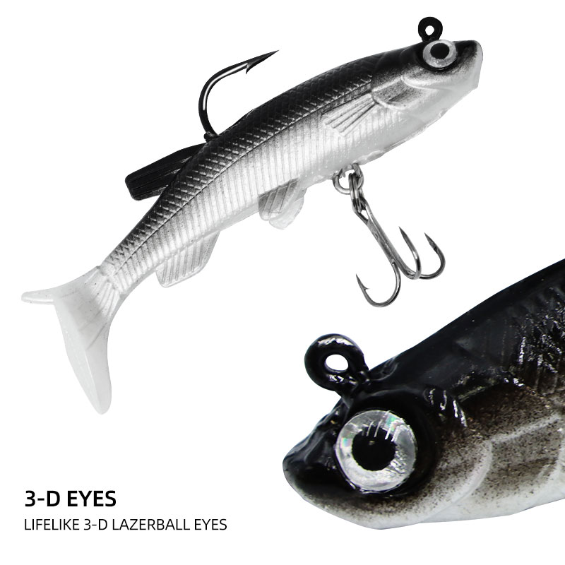 ソフトフィッシングルアーワブラースイムベイトシリコンイスカ人工餌鯉