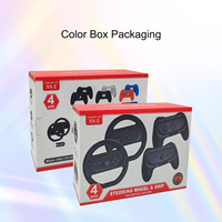 Volant de course et poignée 4-en-1 en ABS durable, installation facile pour accessoires de jeu Nintendo Switch 2