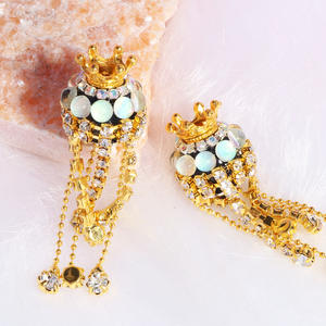 Gran oferta 2025, globos oculares de gato, borla, Bola de taladro, Bola de diamantes de imitación, cuentas de agujero recto, bolígrafos DIY, llavero, collar, accesorios - Product Image 6