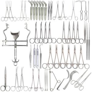 Laparotomía Juego mediano de 57 piezas Incisión en el abdomen Juego de cirugía Abdominoperineal Cirugía Instrumentos quirúrgicos - Product Image 1