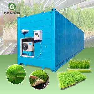 Equipo de Cultivo Hidropónico, Máquina para Cultivar Pasto de Cebada, Sistema de Almacenamiento Inteligente en Contenedor, Motor Totalmente Automático, Cuerpo de Acero Inoxidable - Product Image 1
