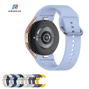 Aibangjia One Click No Gap Bandas deportivas de silicona para <span class=keywords><strong>Samsung</strong></span> <span class=keywords><strong>Galaxy</strong></span> <span class=keywords><strong>Watch</strong></span> 7 Correa de goma suave para <span class=keywords><strong>Galaxy</strong></span> <span class=keywords><strong>Watch</strong></span> 6 <span class=keywords><strong>5</strong></span> 4 - Product Image 1