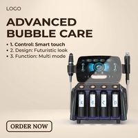 Máquina Portátil de Oxígeno Facial, Pulverizador de Oxígeno, Máquina de Infusión Facial, Burbujas de Vacío en Espiral 360, Máquina de Dermoabrasión Aqua Peel Feishuttle