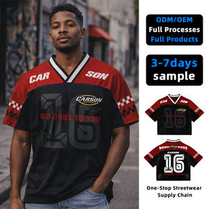 <b>Top</b> Ranking Men's Casual Hip Hop T-shirts Spandex/Polyester Knitted 200g Digital Printing Quick Dry OEM Service Custom <b>Patchwork</b> - Product Image 1