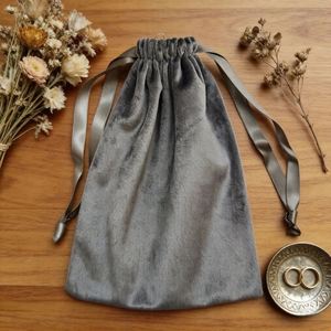 Bolsa de Terciopelo de Algodón con Cordón para Té, Gafas de Sol, Accesorios, Bolsa de Mano Reutilizable, Estuche Cosmético Económico al por Mayor - Product Image 2