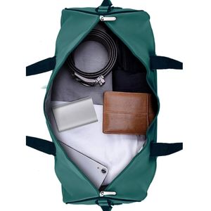 Demibay LLC Men's Fashion Style Genuine Leather Duffel Bag with Soft Handle Zipper Closure Maximize <b>Wear</b> Multi-Purpose <b>Traveling</b> - Product Image 3