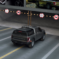 MJXF Hard Top pour Pick-up, Capot de Camion Étanche, Compatible avec Ford F-150, Toyota Hilux, Ford Ranger, Isuzu D-Max
