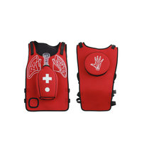Maniquí de Primeros Auxilios para Práctica de Infarto de Vía Aérea, Rojo, para Entrenamiento Clínico de Emergencias, Chaleco Heimlich para Adultos, PVC, Intuitivo, para Hospital/Universidad