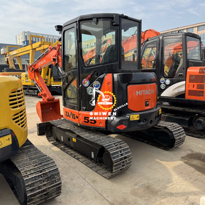 HITACHI เครื่องขุดตีนตะขาบ ZX55UR มือสองสภาพดีเยี่ยมใช้เวลาทำงานต่ำเครื่องจักรก่อสร้างหลักรวมถึงมอเตอร์เครื่องยนต์ - Product Image 3