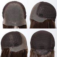 Perruque Bob Lace Front en Cheveux Humains Naturels, Coupe Bob Ondulée, Douce et Respirante, Bonnet Petit Format, Vente en Gros