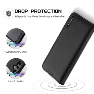 <span class=keywords><strong>Precio</strong></span> al por mayor para <span class=keywords><strong>Samsung</strong></span> Galaxy S25 + 5G DUX DUCIS Hivo Series + PU + TPU Flip Phone Case - Product Image 4