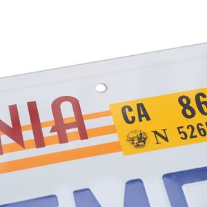 Nouvelle innovation usine métal aluminium gaufré Auto <span class=keywords><strong>plaque</strong></span> de voiture Californie Souvenir <span class=keywords><strong>plaque</strong></span> d'immatriculation - Product Image 4