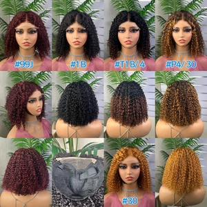 Peluca con Cierre 5x5 de Cabello Humano 100% Garantizado, Estilo Rizado Afro - Product Image 4
