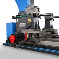 Machine de tournage de poteaux d'éclairage CNC haute efficacité 380V 22kW avec extrusion synchrone de formage métallique en longueur