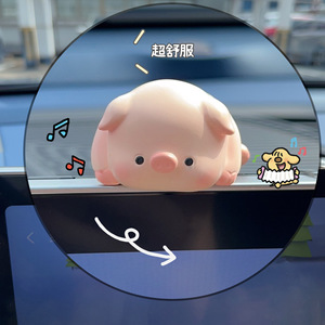Factory Direct Cute Animal Plush <b>Toys</b> Car Decorations Center Console Ornaments Synthetic Resins Personal Gift - Product Image 3