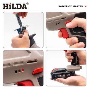 Nouvelle scie sabre sans fil haute puissance scie alternative électrique au Lithium bois métal <span class=keywords><strong>PVC</strong></span> Tube outils de coupe scies d'élagage avec lames - Product Image 5