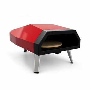 Horno de Pizza Rojo Integrado para Encimera, Horno de Leña Compacto, Electrodoméstico de Cocina para Panadería Casera - Product Image 2