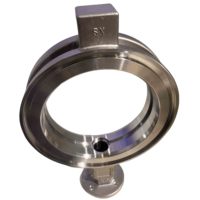 Componentes de Titanio Mecanizados por CNC de 5 Ejes, Torneado y Fresado CNC de Acero Inoxidable y Aluminio OEM para Soportes Aeroespaciales
