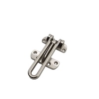 Accessoires de porte Offre Spéciale en alliage de zinc Chrome satiné Protection de porte de sécurité pour hôtel