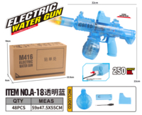 Vente en gros M416 petit pistolet à eau électrique avec jouets lumineux interactifs pistolets à eau à grande vitesse jouets d'extérieur d'été