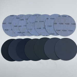 Pengamplasan kait dan <span class=keywords><strong>Loop</strong></span> 150MM Disc silikon karbida tahan air amplas 40 Grit untuk kayu - Product Image 1