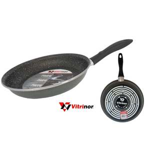 VITRINOR Padella in Acciaio Vetrificato da 26 CM con Rivestimento in Pietra Compatibile con Induzione - Product Image 1