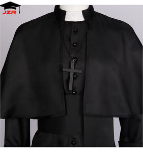 Polyester Clergé Vestment Robes À La Mode Hommes Femmes Église Vêtements pour Prêtre Ministre Traditionnel Musulman - Product Image 5