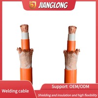 Cable de Soldadura de Cobre de Núcleo Único para Energía Eléctrica Jianglong, Cable de Conexión Interna para Soldadura, Cable para Transformador de Soldadura