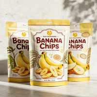 Sachets d'emballage alimentaire personnalisés en matériau laminé, pochettes en aluminium et plastique pour chips de plantain et de pommes de terre, sachets de snacks, marque de premier plan PT